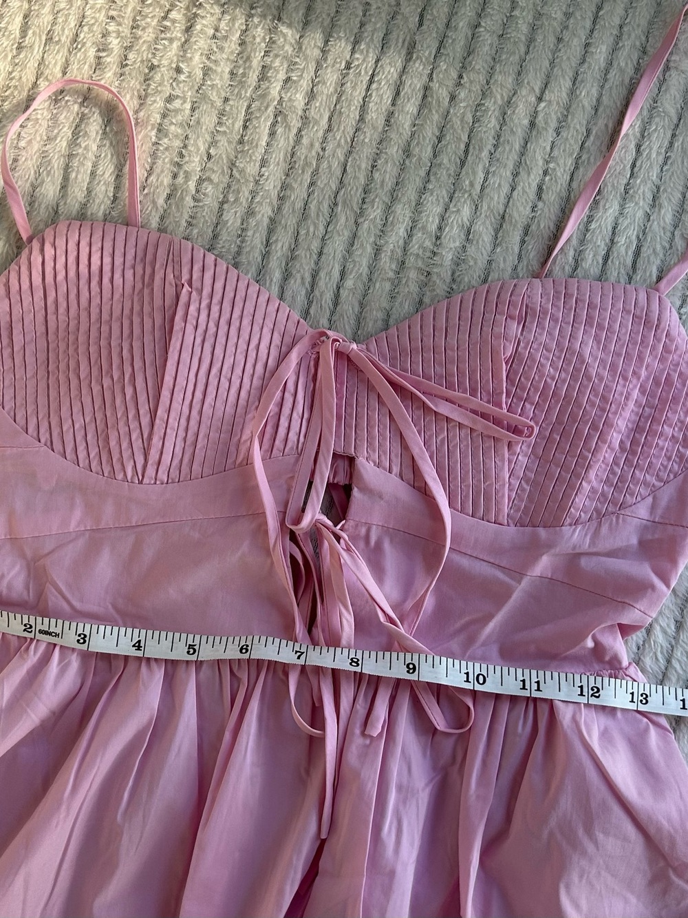 Grey Bandit Noey Dress Women’s Backless Light Pink Summer Dress Size Large NWT - Picture 9 of 14